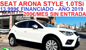 SEAT ARONA STYLE 1.0TSi 95CV AÑO 2019 lleno