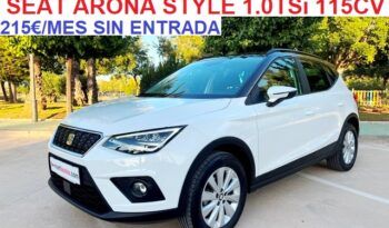 SEAT ARONA STYLE 1.0TSi 115CV 6 VELOCIDADES AÑO 2018 lleno