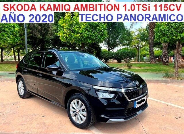 SKODA KAMIQ AMBITION 1.0TSi 115CV 6 VELOCIDADES AÑO 2020 lleno