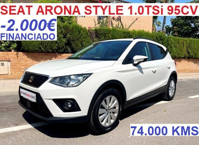 SEAT ARONA STYLE 1.0TSi 95CV AÑO 2019 lleno