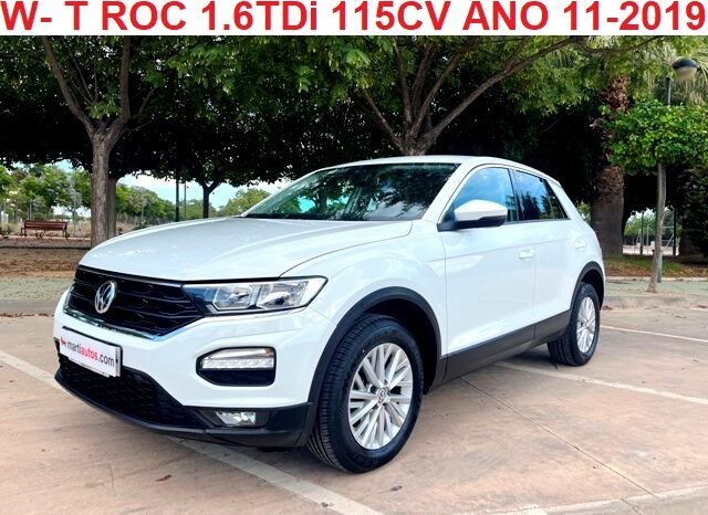 VOLKSWAGEN T ROC EDITION LIMITED 1.6TDi 115CV AÑO 11-2019 lleno