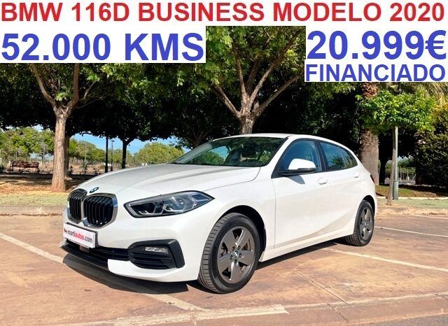 BMW 116D BUSINESS 115D AÑO 2020 lleno