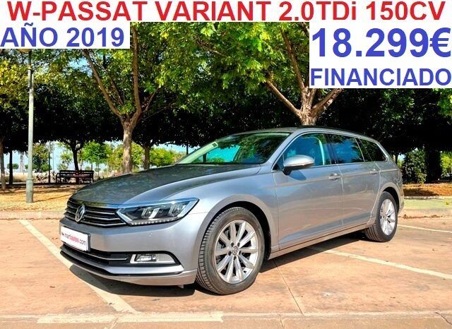 VOLKSWAGEN PASSAT VARIANT ADVANCE 2.0TDi 150CV AÑO 2019 lleno