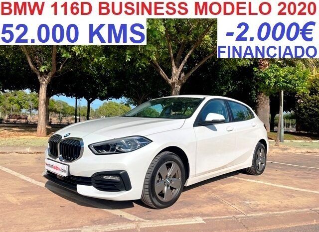 BMW 116D BUSINESS 115D AÑO 2020 lleno