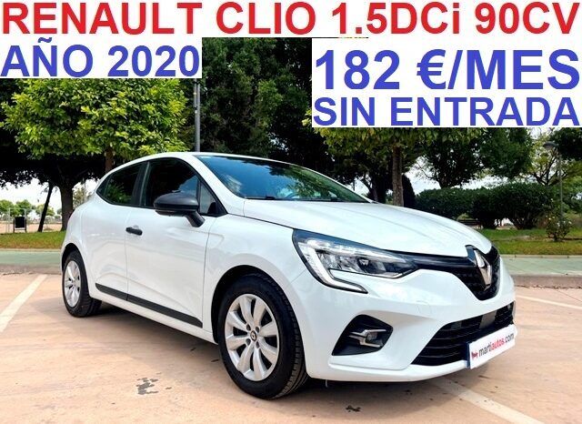 RENAULT CLIO (V) 1.5DCi 90CV ENERGY BUSINESS AÑO 2020 lleno