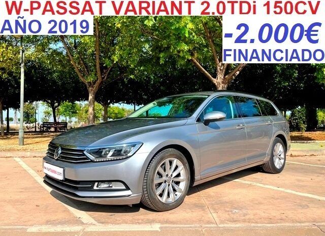 VOLKSWAGEN PASSAT VARIANT ADVANCE 2.0TDi 150CV AÑO 2019 lleno