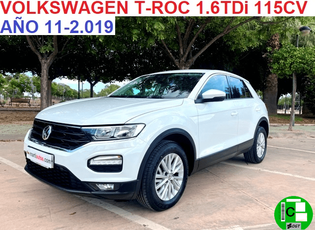 VOLKSWAGEN T ROC EDITION LIMITED 1.6TDi 115CV AÑO 11-2019 lleno