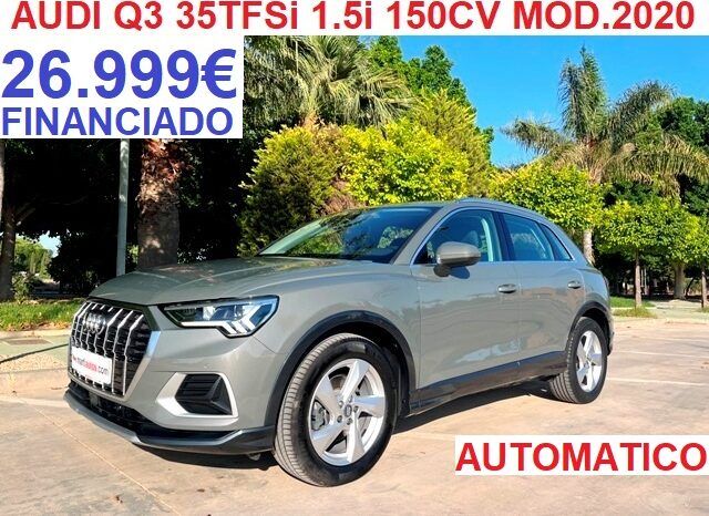 AUDI Q3 35TFSi 1.5i 150CV S-TRONIC MODELO 2020 lleno