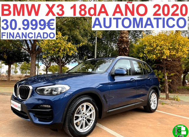 BMW X3 SDRIVE 18dA 150CV AUTOMATICO AÑO 2020 lleno