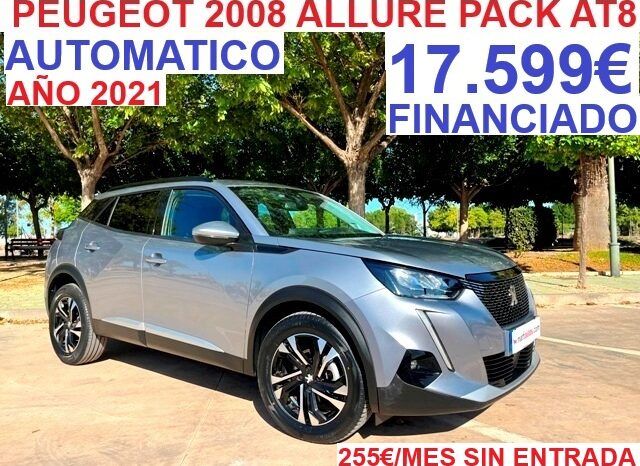 PEUGEOT 2008 ALLURE AT8 1.2i 130CV AÑO 2021 lleno