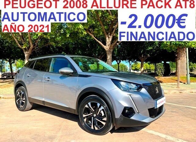 PEUGEOT 2008 ALLURE AT8 1.2i 130CV AÑO 2021 lleno