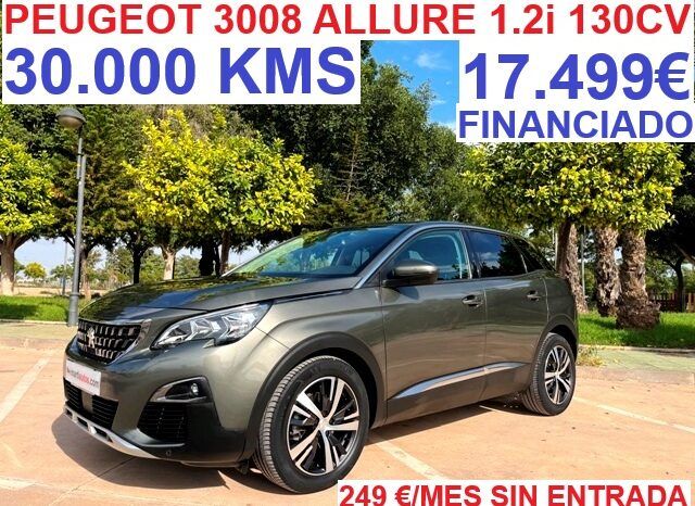 PEUGEOT 3008 1.2i 130CV ALLURE AÑO 2019 lleno