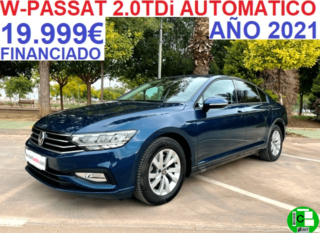 VOLKSWAGEN PASSAT 2.0TDi 122CV AUTOMATICO AÑO 2021 lleno