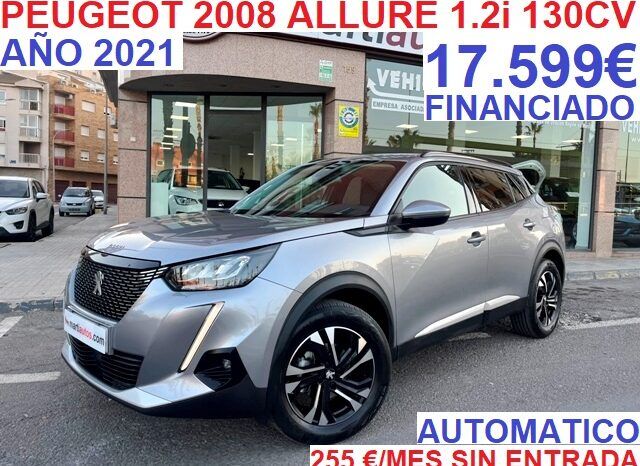 PEUGEOT 2008 ALLURE AT8 1.2i 130CV AÑO 2021 lleno