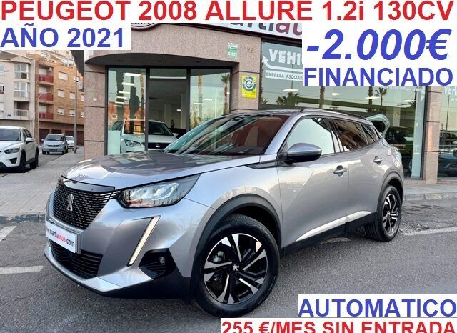 PEUGEOT 2008 ALLURE AT8 1.2i 130CV AÑO 2021 lleno