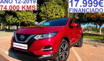 NISSAN QASHQAI N-CONNECT 1.5DCi 115CV 6 VELOCIDADES AÑO 12-2019 lleno