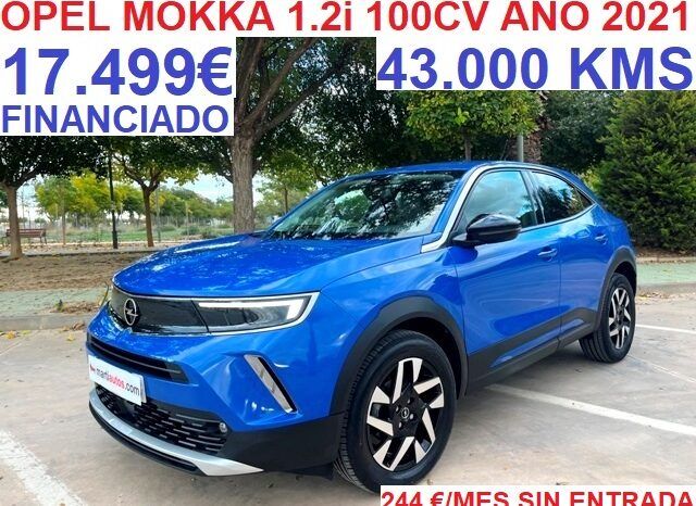 OPEL MOKKA ELEGANCE BUSINESS 1.2i 100CV  AÑO 2021 lleno