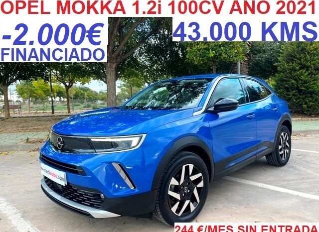 OPEL MOKKA ELEGANCE BUSINESS 1.2i 100CV  AÑO 2021 lleno