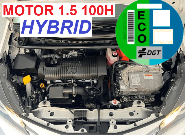 TOYOTA YARIS ACTIVE TECH HYBRID 1.5 100H AÑO 2019 lleno