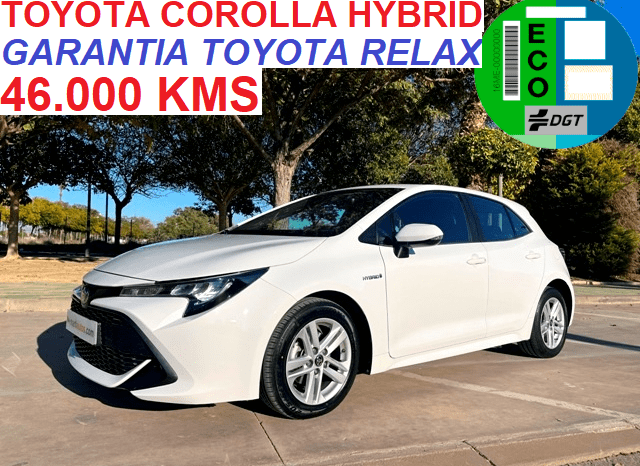 TOYOTA COROLLA ACTIVE TECH 125H HYBRID AÑO 11-2020 lleno