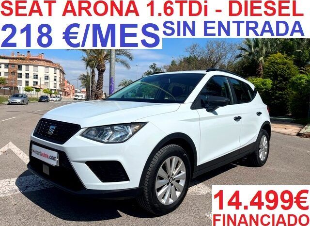 SEAT ARONA REFERENCE1.6TDi 95CV AÑO 2019 lleno