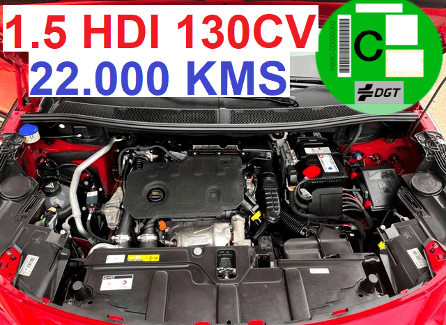 PEUGEOT 3008 ALLURE PACK 1.5HDI 130CV 6 VELOCIDADES MODELO 2020 lleno