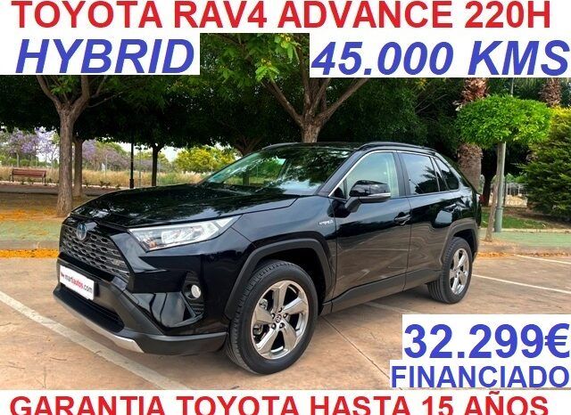 TOYOTA RAV4 220H ADVANCE HYBRID AÑO 2021 lleno