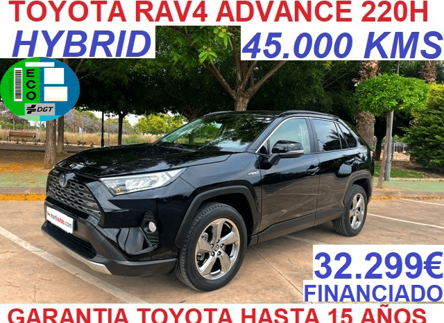 TOYOTA RAV4 220H ADVANCE HYBRID AÑO 2021 lleno
