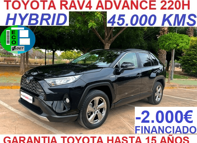 TOYOTA RAV4 220H ADVANCE HYBRID AÑO 2021 lleno