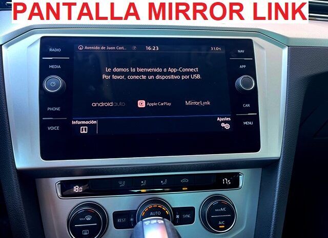 VOLKSWAGEN PASSAT ADVANCE 2.0TDi 150CV AUTOMATICO AÑO 2018 lleno