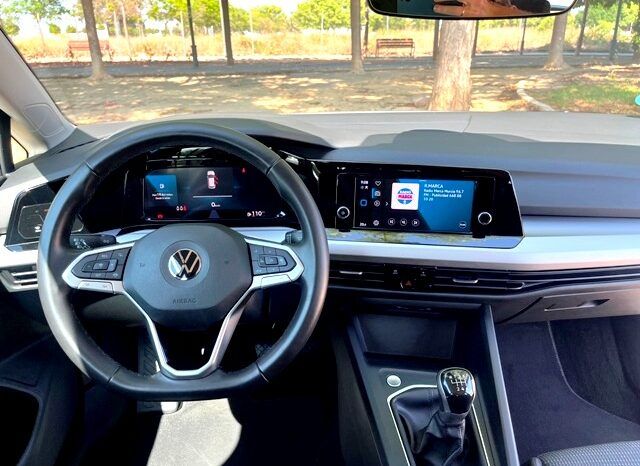 VOLKSWAGEN GOLF VIII 1.0TSi 110CV 6 VELOCIDADES AÑO 2021 lleno