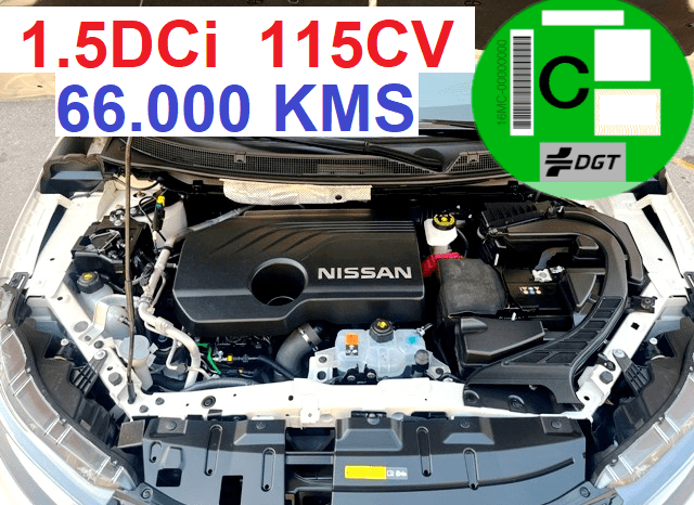 NISSAN QASHQAI ACENTA 1.5DCi 115CV 6 VELOCIDADES MODELO 2019 lleno
