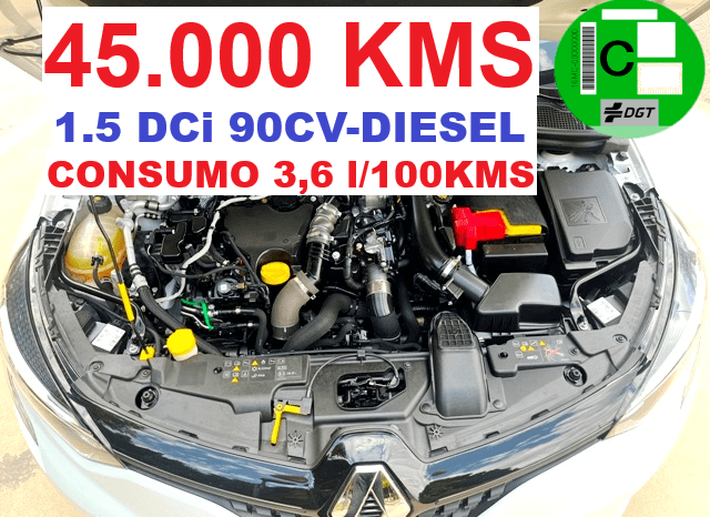 RENAULT CLIO BUSINESS 1.5DCi 90CV 6 VELOCIDADES AÑO 2020 lleno