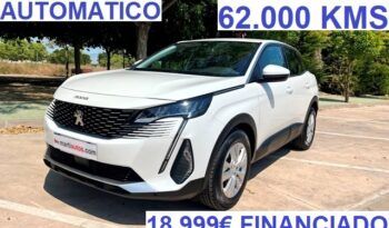 PEUGEOT 3008 ACTIVE PACK 1.2i 130CV AT8 – AUTOMATICO AÑO 2022 lleno