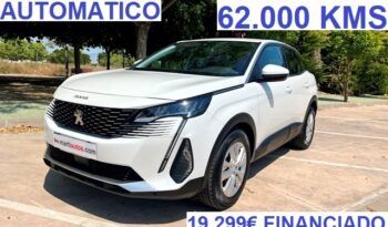 PEUGEOT 3008 ACTIVE PACK 1.2i 130CV AT8 – AUTOMATICO AÑO 2022 lleno