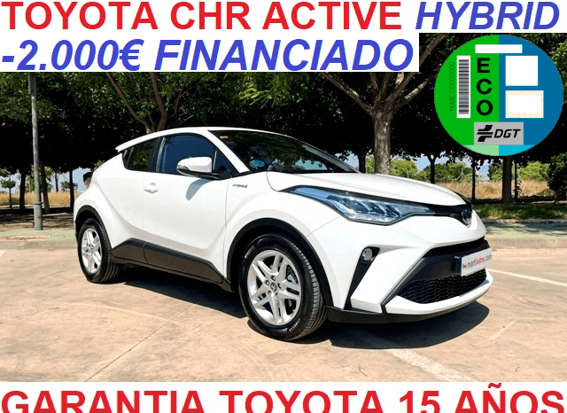 TOYOTA CHR ACTIVE 125H HYBRID AÑO 2021 lleno