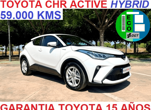 TOYOTA CHR ACTIVE 125H HYBRID AÑO 2021 lleno