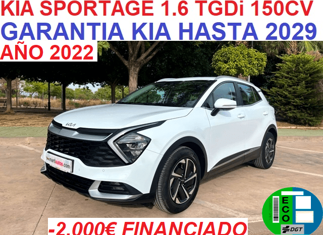 KIA SPORTAGE DRIVE 1.6 TGDi 150CV HYBRID AÑO 2022 lleno