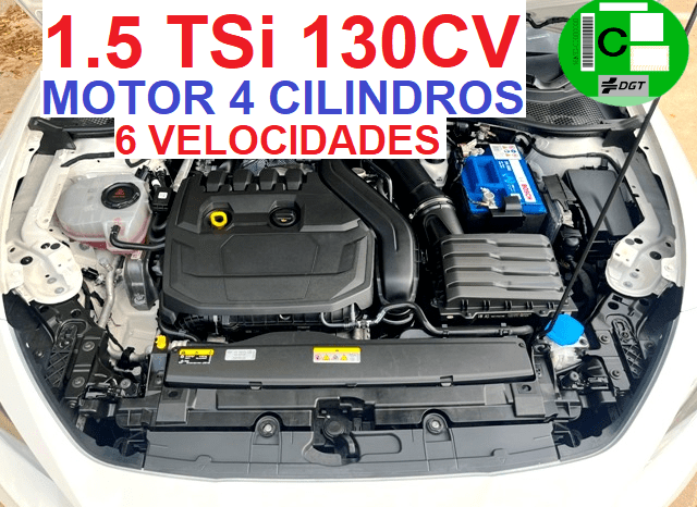 SEAT LEON ST STYLE1.5 TSi 130CV 6 VELOCIDADES AÑO 10-2021 lleno