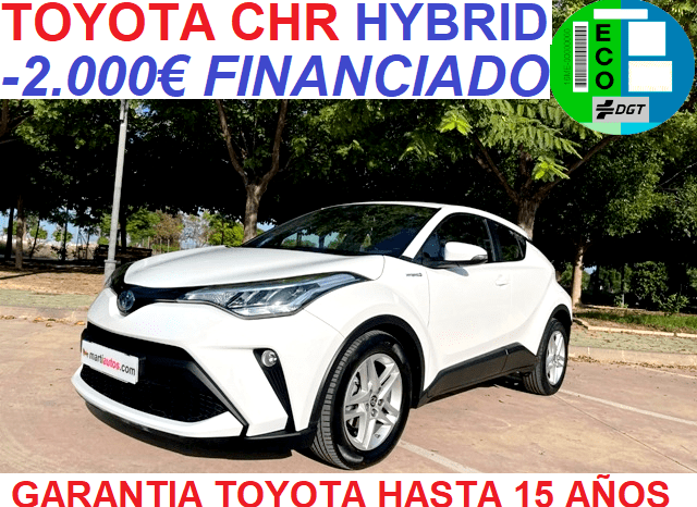 TOYOTA CHR ACTIVE 125H HYBRID AÑO 2021 lleno