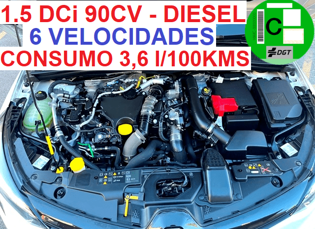 RENAULT CLIO BUSINESS1.5DCi 90CV 6 VELOCIDADES AÑO 2020 lleno