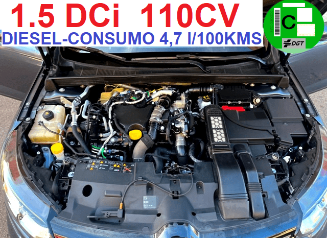 RENAULT MEGANE ST BUSINESS 1.5DCi 115CV AÑO 2019 lleno