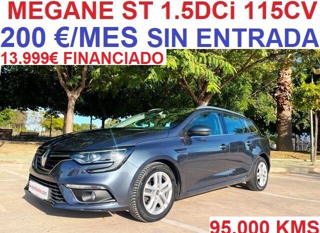 RENAULT MEGANE ST BUSINESS 1.5DCi 115CV AÑO 2019 lleno