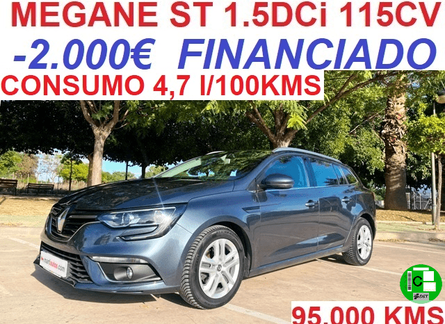 RENAULT MEGANE ST BUSINESS 1.5DCi 115CV AÑO 2019 lleno