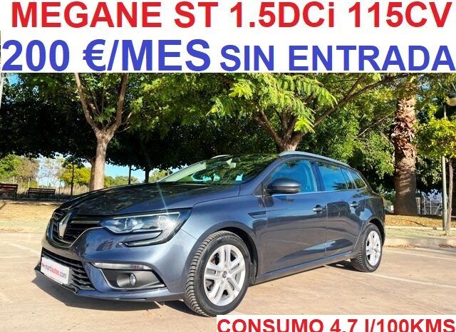 RENAULT MEGANE ST BUSINESS 1.5DCi 115CV AÑO 2019 lleno