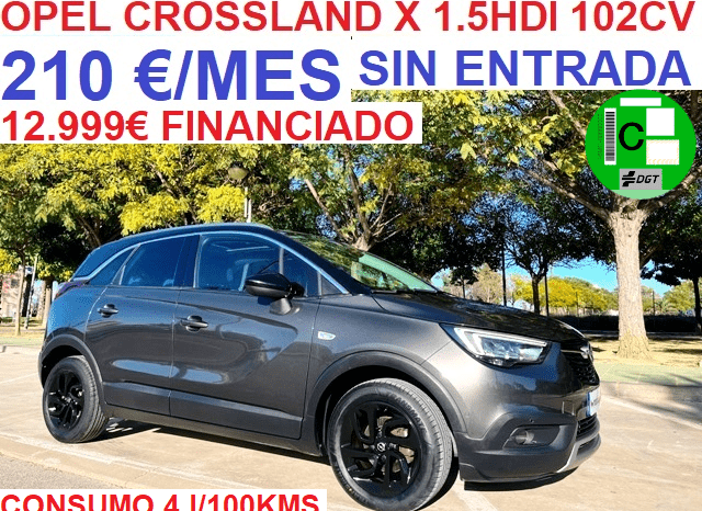 OPEL CROSSLAND X DESIGN LINE 1.5HDI 102CV AÑO 2019 lleno