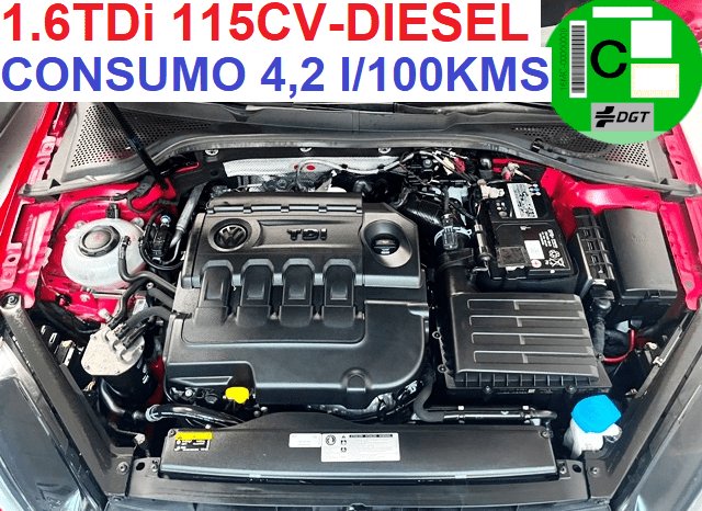 VOLKSWAGEN GOLF READY2GO 1.6TDi 115CV AÑO 2019 lleno