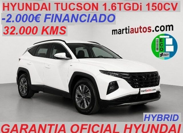 HYUNDAI TUCSON MAXX 1.6TGDi 150CV 48V HYBRID AÑO 12-2022 lleno