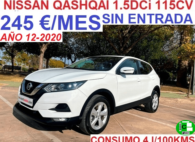 NISSAN QASHQAI ACENTA 1.5DCi 115CV AÑO 12-2020 lleno