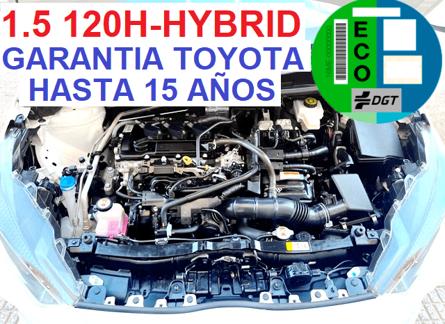 TOYOTA YARIS ACTIVE TECH 1.5 120H HYBRID MODELO 2022 lleno